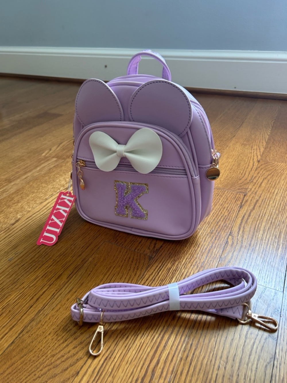 Girls Initial Backpack - Picture 5 of 7